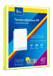teczka-ofertowa-a4-pp-40-koszulek-zolta
