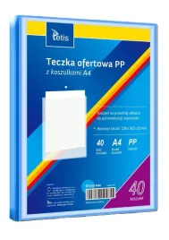 teczka-ofertowa-a4-pp-40-koszulek-niebieska