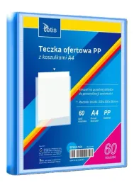 teczka-ofertowa-a4-pp-60-koszulek-niebieska