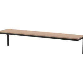 ikea-fjallbo-polka-scienna-czarna-metal-lite-drewno-101x20-cm