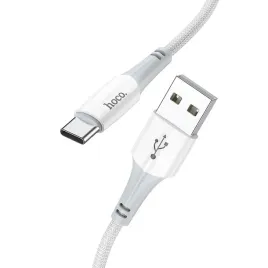 kabel-usb-a-do-usb-c-hoco-3a-1-m-x70-bialy