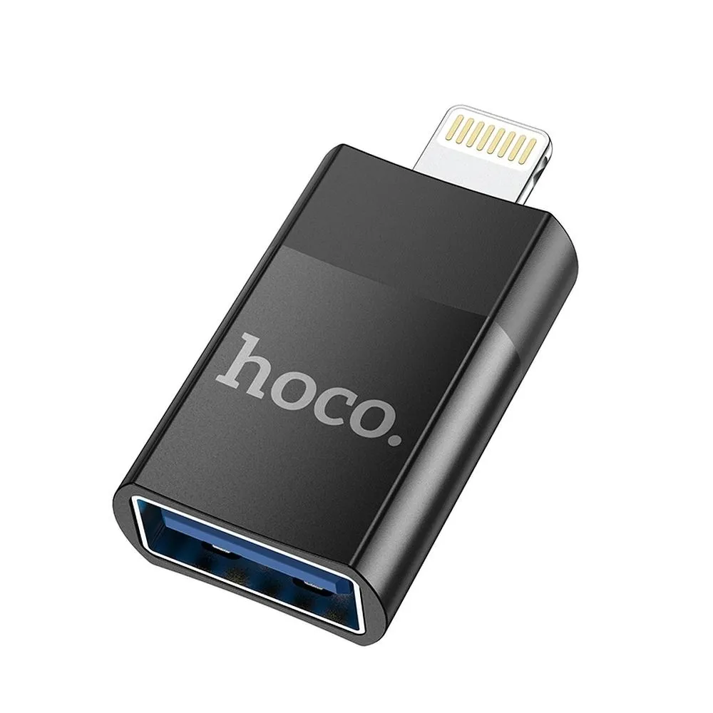 adapter-otg-usb-a-do-lightning-hoco-ua17-czarny-stan-nowy