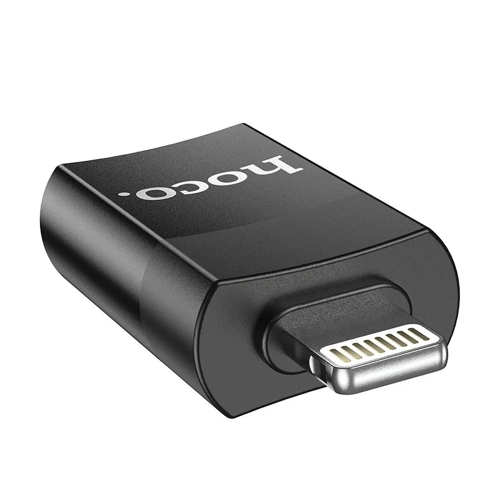 adapter-otg-usb-a-do-lightning-hoco-ua17-czarny