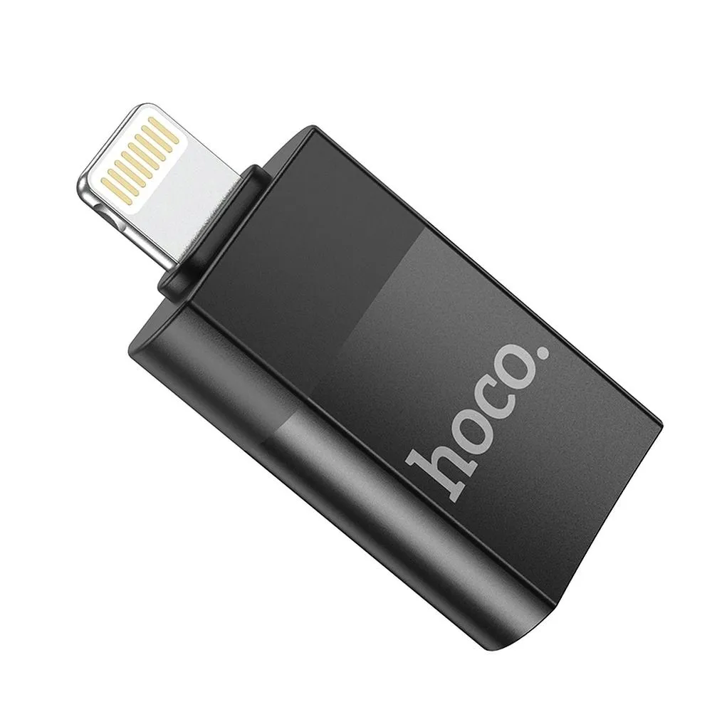adapter-otg-usb-a-do-lightning-hoco-ua17-czarny-stan-nowy