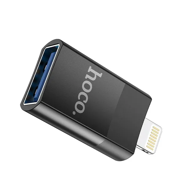 adapter-otg-usb-a-do-lightning-hoco-ua17-czarny-stan-nowy