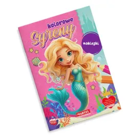 kolorowanka-z-naklejkami-kolorowe-syreny-martel