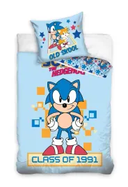posciel-sonic-140x200-70x90-bawelniana-licencyjna-komplet-niebieska
