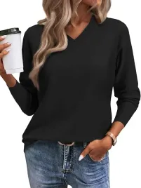 sweter-damski-yutdeg-czarny-v-neck-dlugi-rekaw-dzianina-xxl