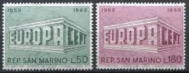 san-marino-1969-mnh-g-vg-sc701-702-europa