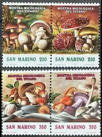 san-marino-1992-mnh-xf-mi-1516-1519-grzyby