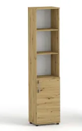 regal-slupek-dab-artisan-do-salonu-biura-182x30x40-cm-zamykany-na-dokumenty