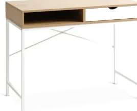 biurko-trappedal-48x95-1-szuflada-kolor-cieply-dab-bialy