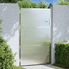 vidaxl-brama-ogrodowa-z-blokada-srebrny-85-x-120-cm-stal-nierdzewna