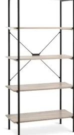 regal-stojacy-loft-jysk-vandborg-5-polek-jasny-dab-czarny