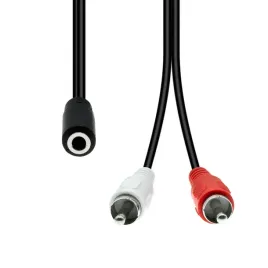kabel-proxtend-3-pin-do-2x-rca-f-m-czarny-20cm-m3f2xrca-002