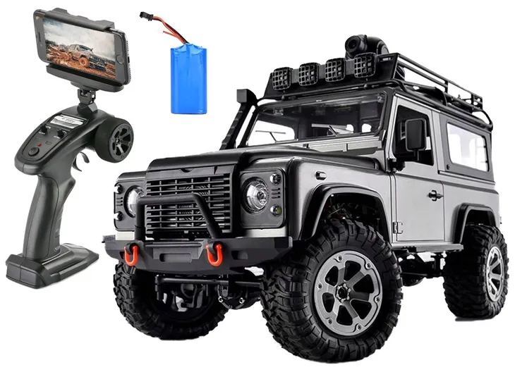 SAMOCHÓD ZDALNIE STEROWANY TERENOWY AUTO RC DUŻY JEEP 4X4 Z KAMERĄ FPV
