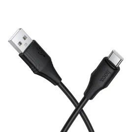 kabel-usb-a-do-usb-c-hoco-3a-silikonowy-1-m-x124-czarny-super-jakosc