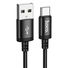 kabel-usb-a-do-usb-c-hoco-3a-3-m-x91-czarny-super-jakosc