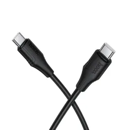 kabel-usb-c-do-usb-c-hoco-3a-60w-silikonowy-1-m-x124-czarny-super-jakosc