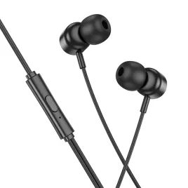 sluchawki-przewodowe-douszne-usb-c-hoco-m122-czarne-super-jakosc