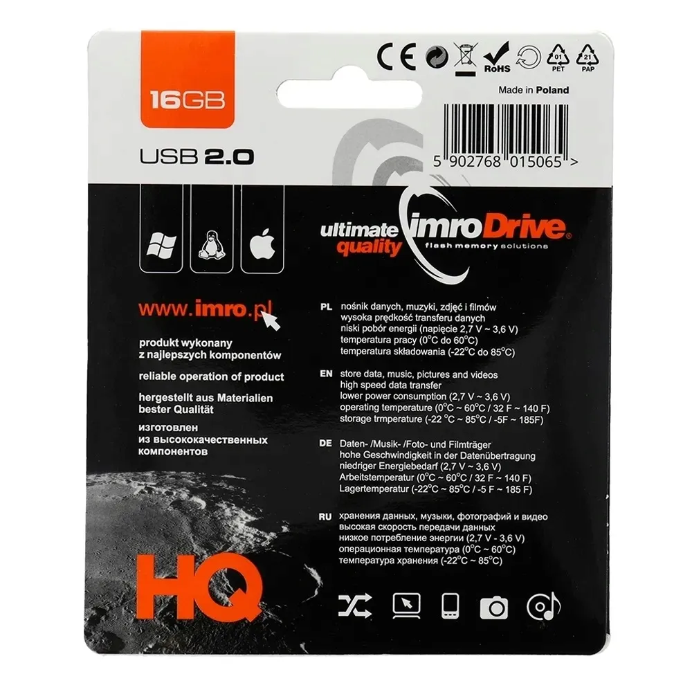 imro-pendrive-axis-16gb-usb2-0-jakosc