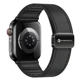 pasek-do-apple-watch-forcell-magnetyczny-skora-ekologiczna-42-44-45-49-mm