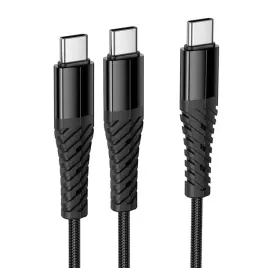 kabel-2w1-usb-c-do-usb-c-c-hoco-1-m-x123-czarny-jakosc