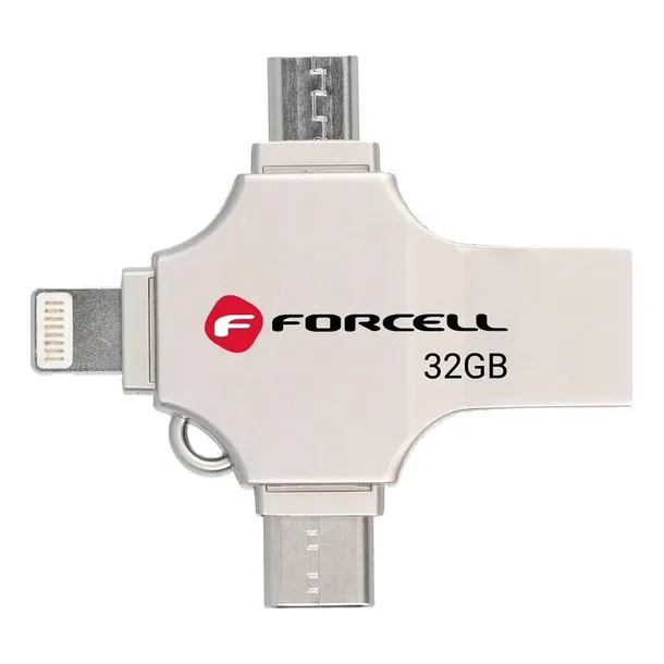 pendrive-32gb-usb-3-2-gen-1-usb-a-usb-c-lightning-micro-usb-forcell-pojemnosc-32-gb