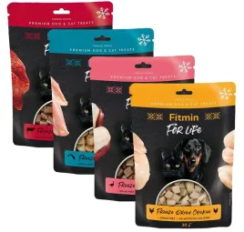 przysmaki-dla-kota-fitmin-cat-snack-freeze-dried-liofilizowany-zestaw-4x30g