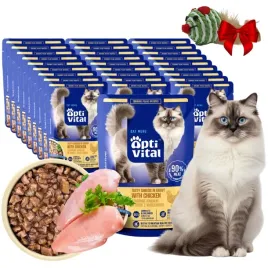 mokra-karma-dla-kota-optivital-szarpane-kawalki-z-kurczakiem-w-sosie-28x85g