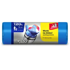 worki-na-smieci-120l-jan-niezbedny-easy-pack-zawiazywane-15-szt-wytrzymale