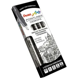 cienkopisy-pentel-pointliner-0-05or0-1or0-3or0-5or0-8mm-czarne