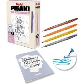 pisaki-do-kaligrafii-pentel-touch-brush-pen-4-kolory
