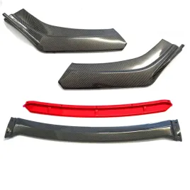 splitter-przedniego-zderzaka-do-samochodu-czarny-carbon-czerwone-wstawki