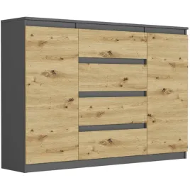 modna-komoda-140-4-szuflady-2-polki-r-140-s4-antracyt-mix-artisan