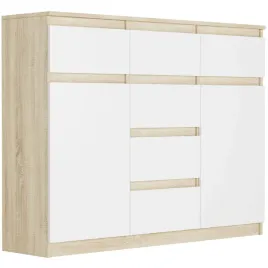 komoda-98cm-6-szuflad-s62d-sonoma-mix-bialy