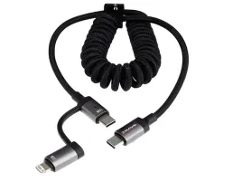 kabel-do-ladowania-w-oplocie-spiralny-50-150cm-usb-c-lightning-max-60w