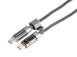 wayme-kabel-do-ladowania-w-oplocie-100-cm-usb-greater-usb-c-66w-z-wyswietlaczem
