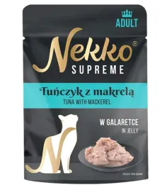 nekko-supreme-adult-mokra-karma-dla-kota-tunczyk-z-makrela-w-sosie-70g