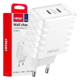 ladowarka-sieciowa-quick-charge-35w-2x-usb-c-100-240v-amio-04288