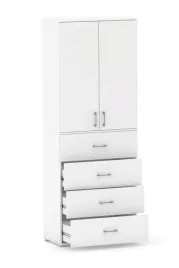 szafa-garderoba-biala-215x40x40-cm-3-polki-4-szuflady-na-ubrania