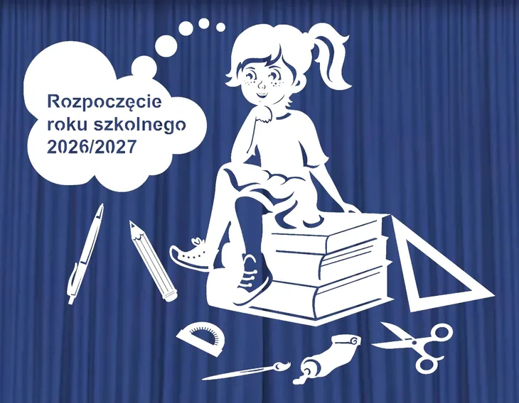 Dekoracja szkolna Rozpoczęcie Roku DZIEWCZYNKA NA KSIĄŻKACH 1 - XL