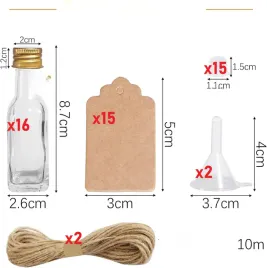 x16-male-buteleczki-na-plyny-20-ml-szklane-wielokrotnego-uzytku-lejek
