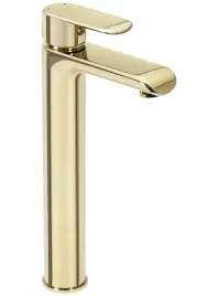bateria-umywalkowa-bloom-wysoka-zlota-gold-rea