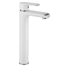 bateria-umywalkowa-bloom-wysoka-biala-chrom-rea