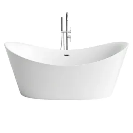 wanna-wolnostojaca-akrylowa-lezka-biala-rea-ferrano-150-cm-nowoczesna