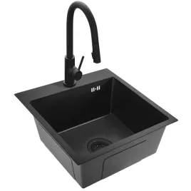 zlewozmywak-z-bateria-czarny-rea-leo-40-cm-bateria-fresh-black-zestaw