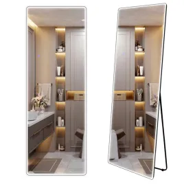 lustro-stojace-wiszace-led-prostokatne-rea-classico-60x170-cm-czarna-rama