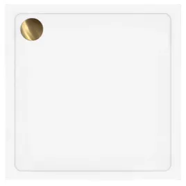brodzik-90x90-cm-bialy-akrylowy-rea-savoy-maskownica-zlota-szczotkowana