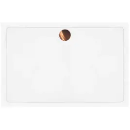 brodzik-80x100-cm-bialy-akrylowy-rea-savoy-maskownica-miedz-szczotkowana